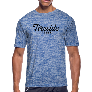 Men’s Moisture Wicking Performance T-Shirt - heather blue