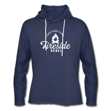 Load image into Gallery viewer, Unisex Lightweight Terry Hoodie - heather navy
