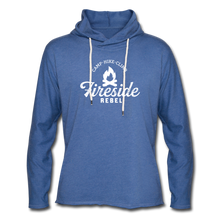 Load image into Gallery viewer, Unisex Lightweight Terry Hoodie - heather Blue
