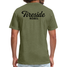 Load image into Gallery viewer, Fitted Cotton/Poly T-Shirt by Next Level - heather military green
