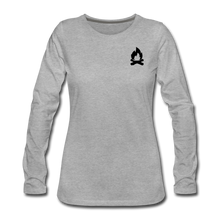 Load image into Gallery viewer, Women&#39;s Premium Long Sleeve T-Shirt - heather gray
