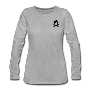 Women's Premium Long Sleeve T-Shirt - heather gray