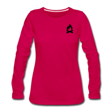 Load image into Gallery viewer, Women&#39;s Premium Long Sleeve T-Shirt - dark pink
