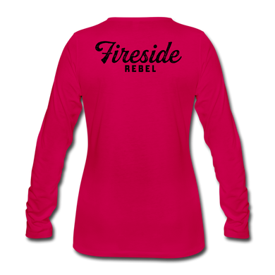 Women's Premium Long Sleeve T-Shirt - dark pink