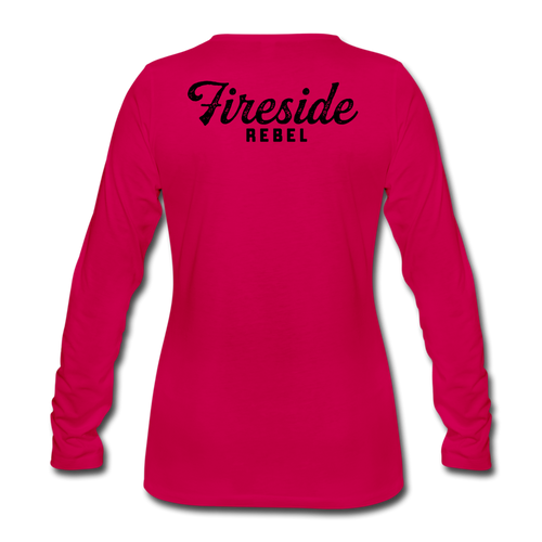 Women's Premium Long Sleeve T-Shirt - dark pink