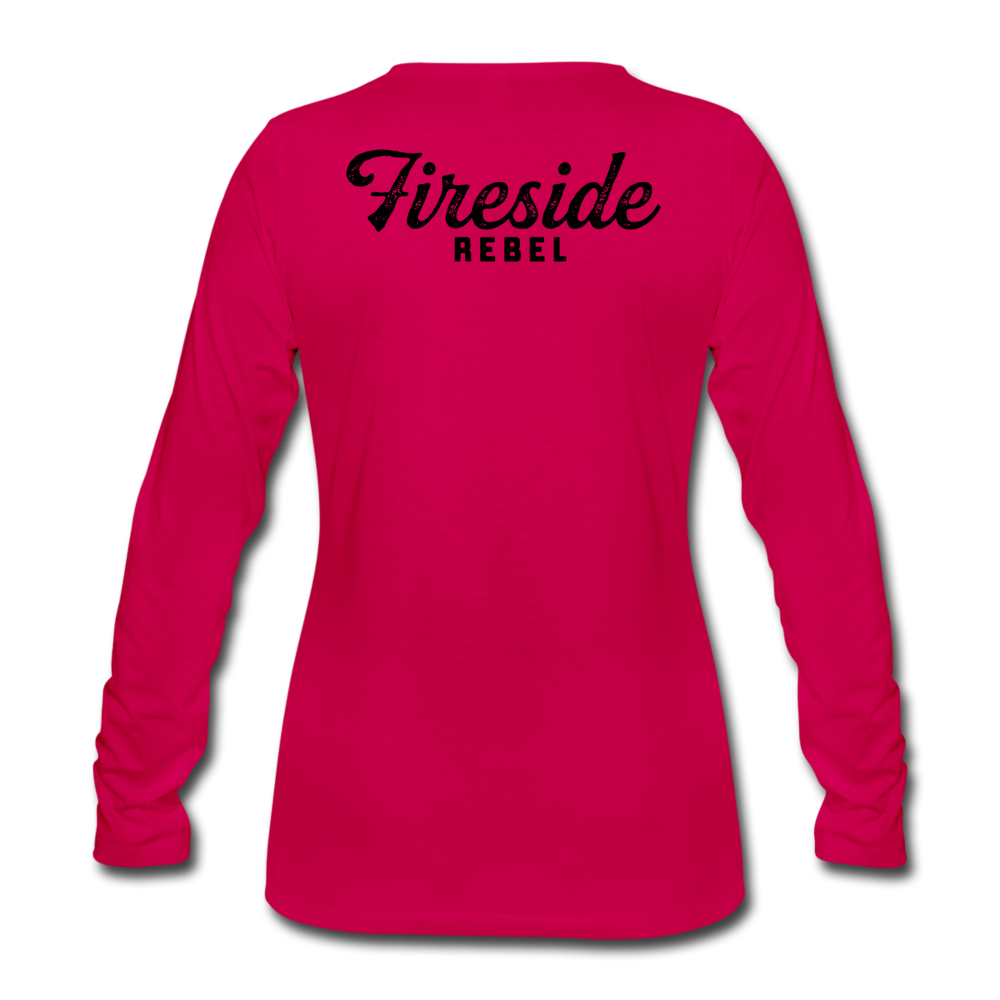 Women's Premium Long Sleeve T-Shirt - dark pink