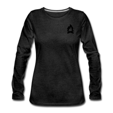 Load image into Gallery viewer, Women&#39;s Premium Long Sleeve T-Shirt - charcoal gray
