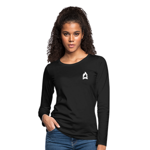 Women's Premium Long Sleeve T-Shirt - black