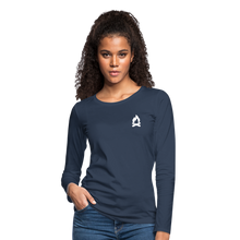 Load image into Gallery viewer, Women&#39;s Premium Long Sleeve T-Shirt - navy
