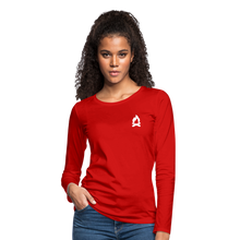 Load image into Gallery viewer, Women&#39;s Premium Long Sleeve T-Shirt - red
