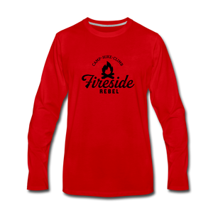 Men's Premium Long Sleeve T-Shirt - red