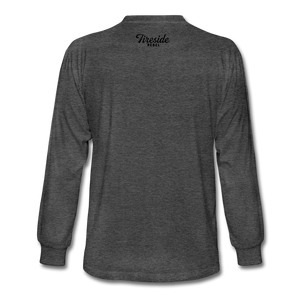 Men's Long Sleeve T-Shirt - heather black