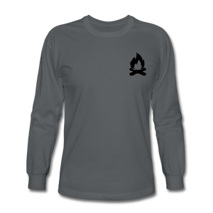 Men's Long Sleeve T-Shirt - charcoal