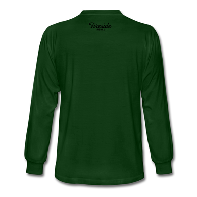 Men's Long Sleeve T-Shirt - forest green