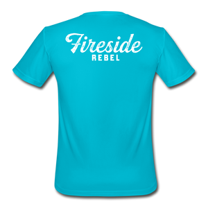 Men’s Moisture Wicking Performance T-Shirt - turquoise