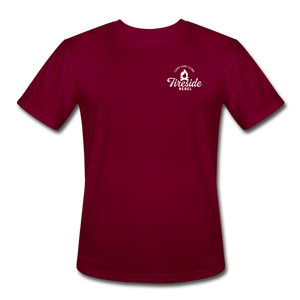 Men’s Moisture Wicking Performance T-Shirt - burgundy