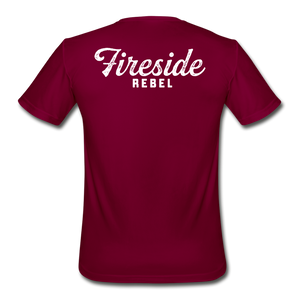 Men’s Moisture Wicking Performance T-Shirt - burgundy